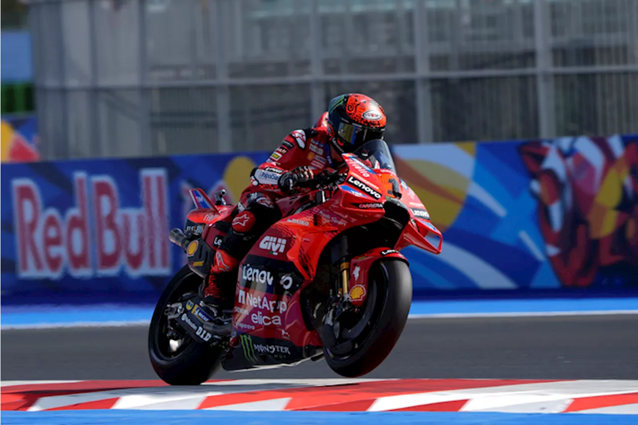 MotoGp: a Misano la Ducati di Bagnaia in pole, quarto Martin