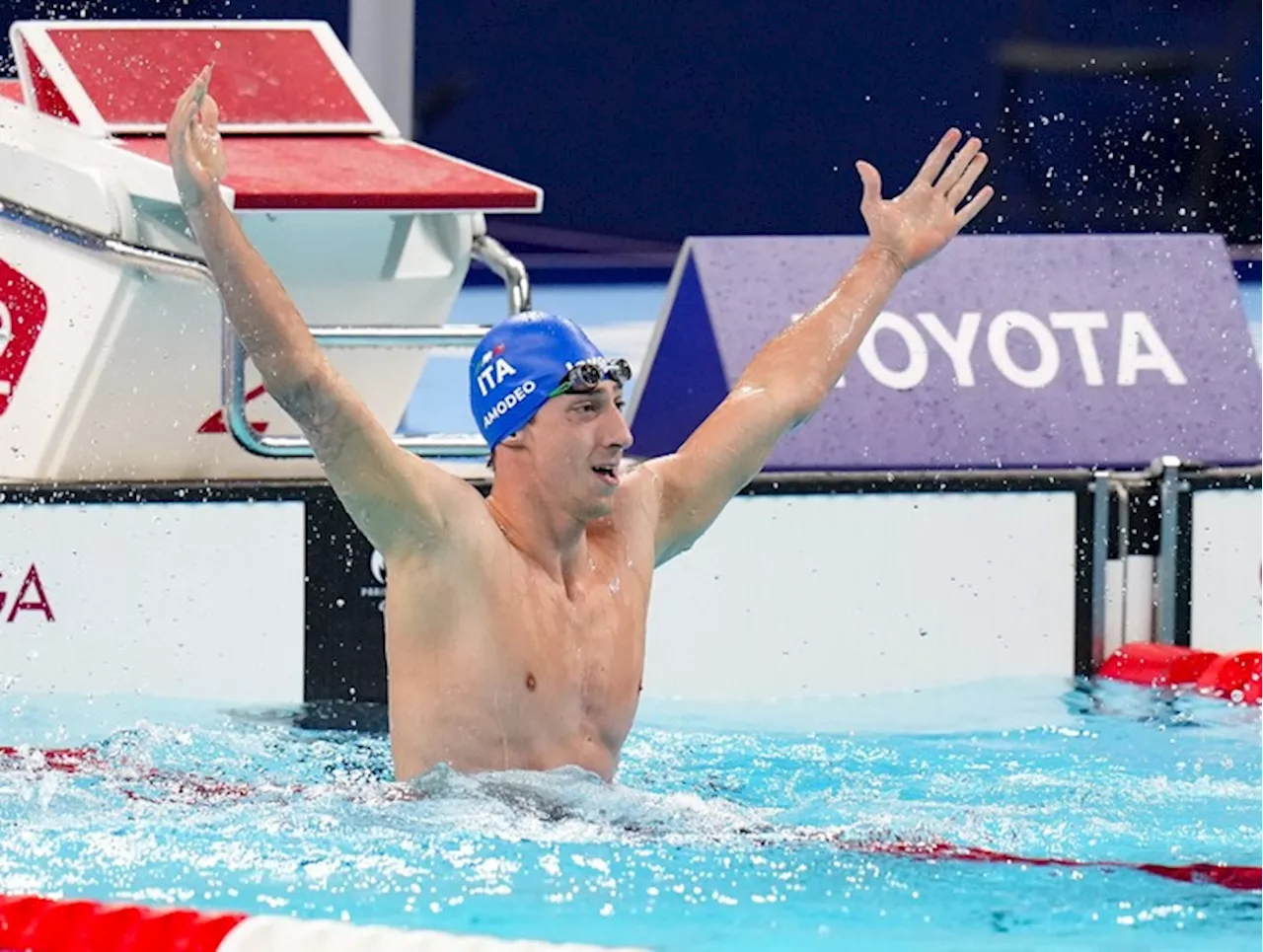 Paralimpiadi: Raimondi, Amodeo e staffetta 4X100 mista sono oro nel nuoto