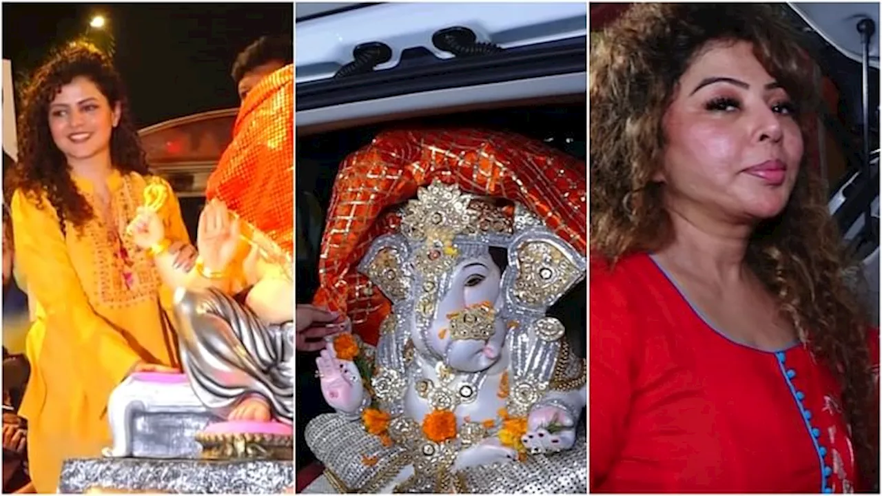 Ganesh Chaturthi 2024: भगवान गणेश की भक्ति में लीन हुए सितारे, बप्पा की मूर्ति के साथ आए नजर