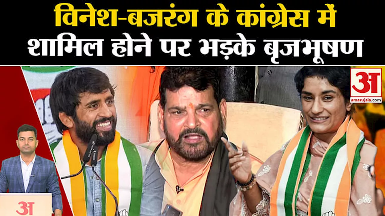 Haryana Assembly Election:विनेश- बजरंग को लेकर बृजभूषण शरण सिंह का बड़ा बयान। Congress