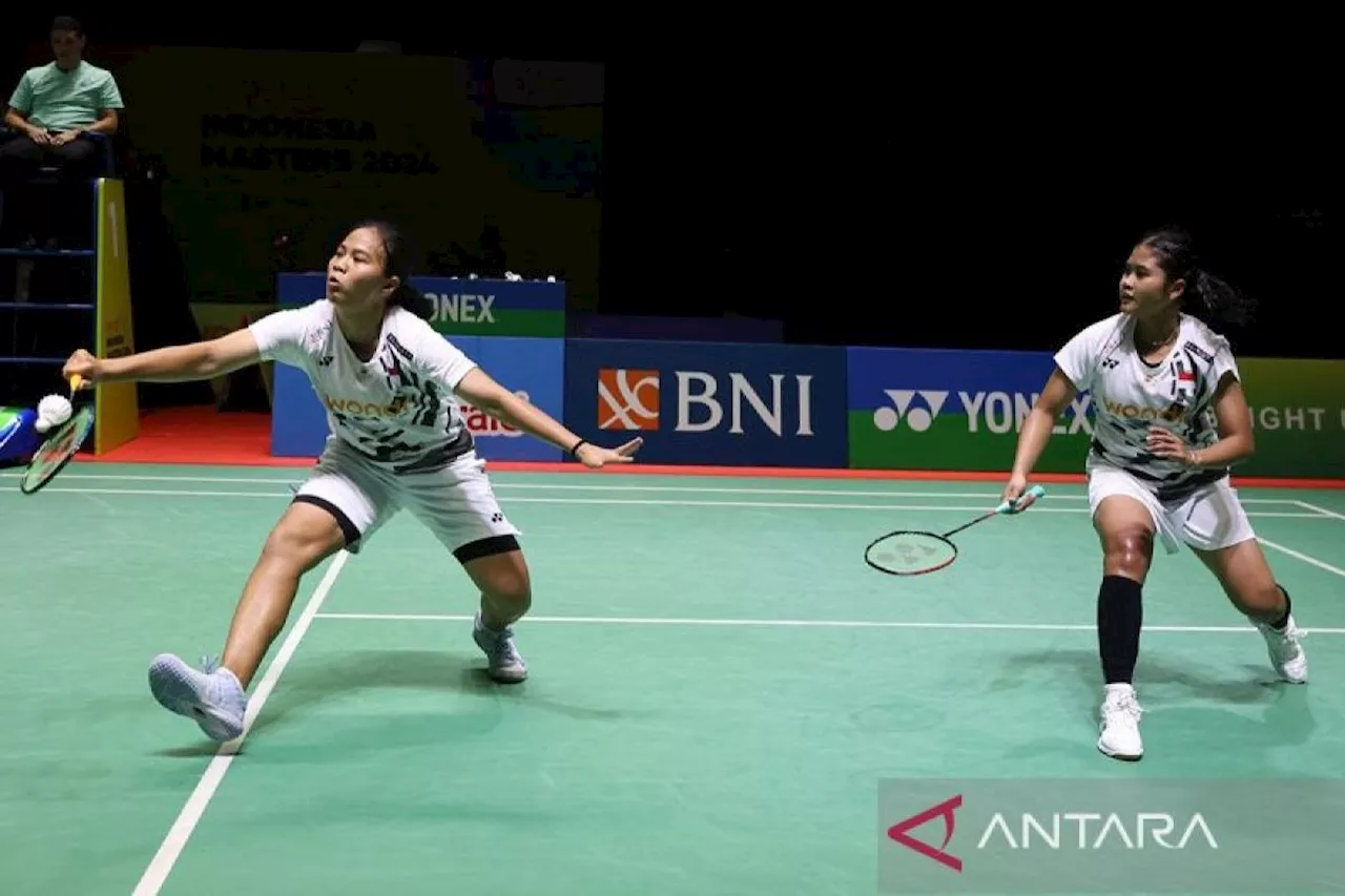 Kalahkan unggulan pertama, Jesita/Febi melaju ke final Taipei Open