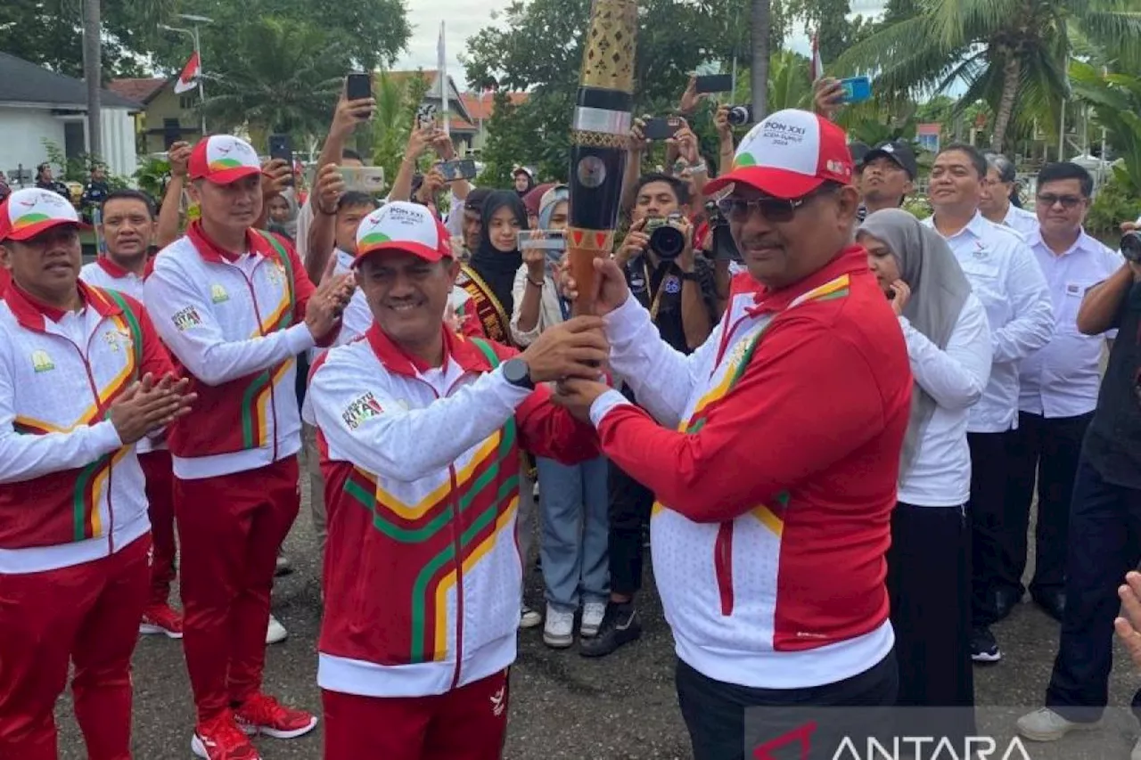 Kirab obor api PON XXI siap dibawa ke Stadion Harapan Bangsa