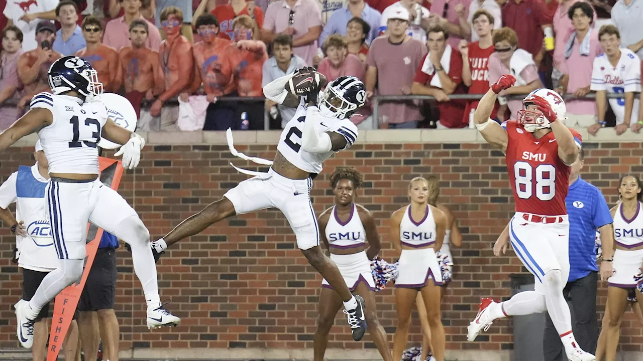 BYU beats SMU 18-15 to end high-scoring ACC newcomer Mustangs' 9-game win streak at home