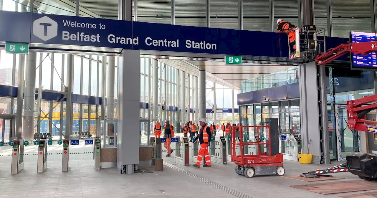 Full details as Belfast Grand Central Station opens its doors this Sunday