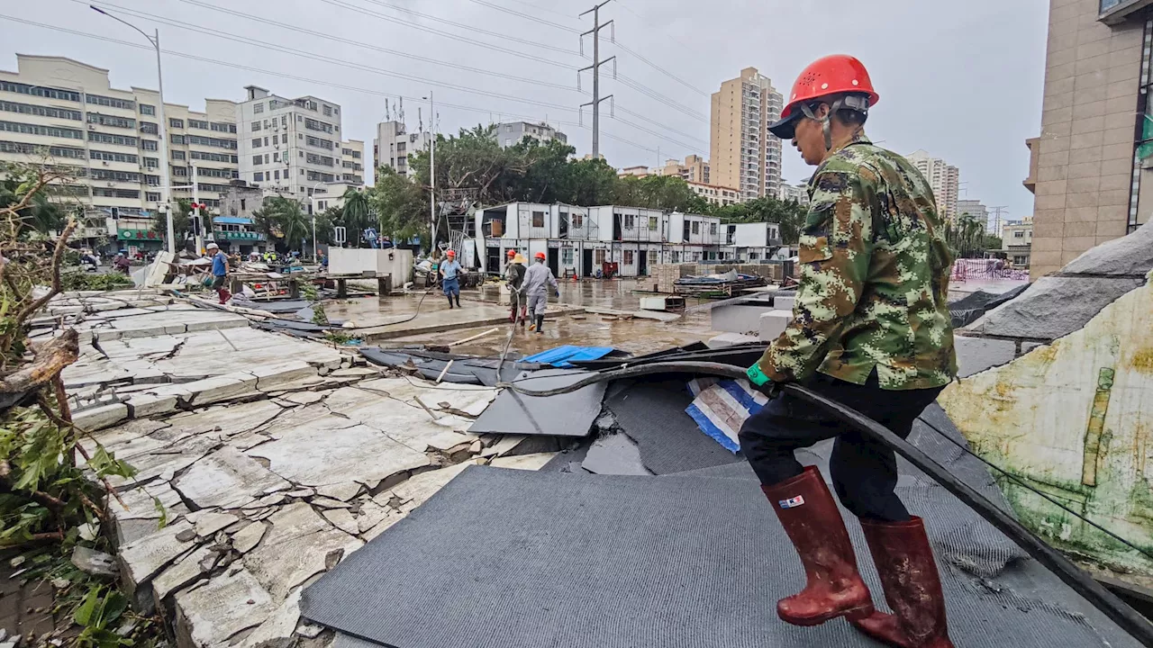 Le super typhon Yagi fait deux morts en Chine et se dirige vers le Vietnam