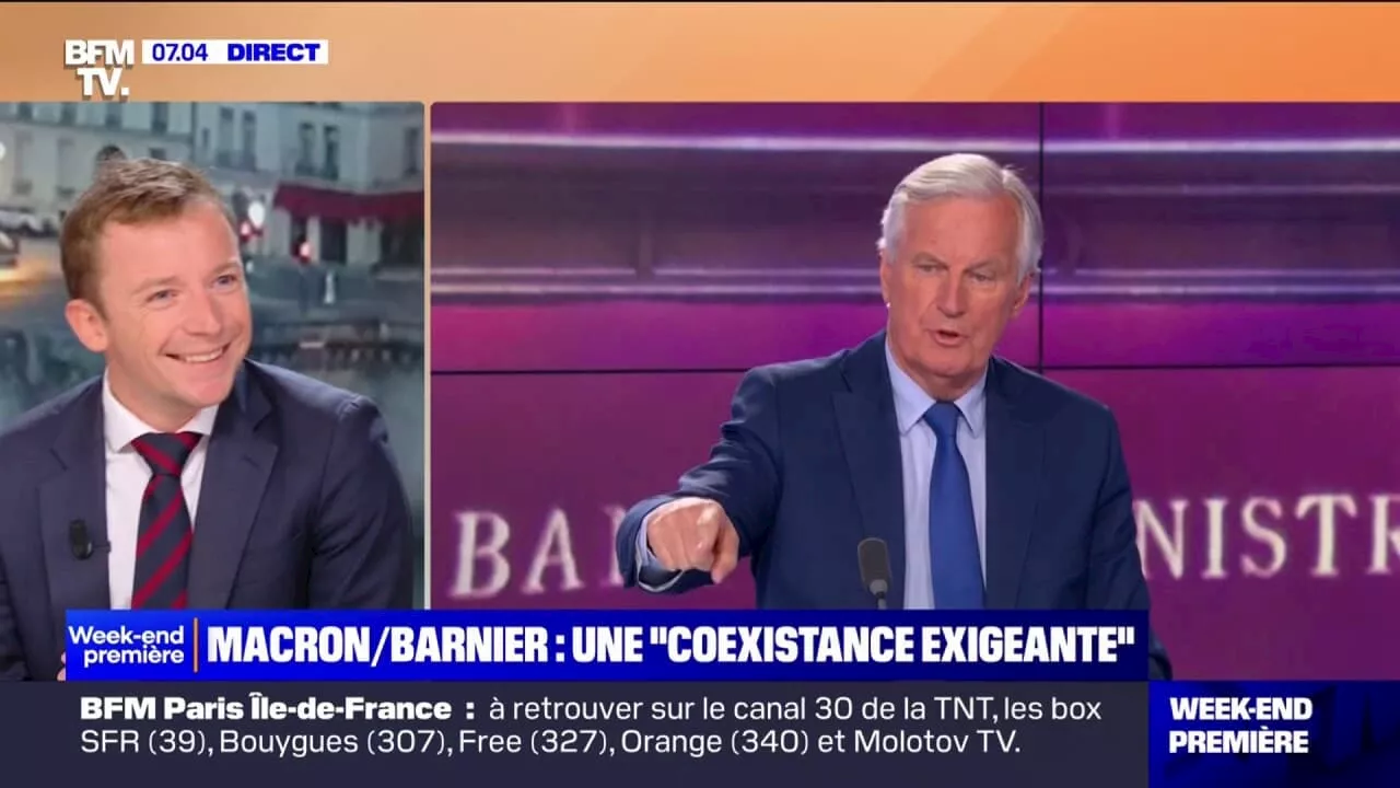 Libre, indépendant, autonome...Comment va se passer la 'coexistence exigeante' entre Emmanuel Macron et Michel Barnier