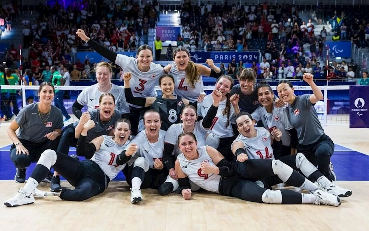 Burnaby's Felicia Voss-Shafiq helps Canada win first-ever sitting Paralympic volleyball medal