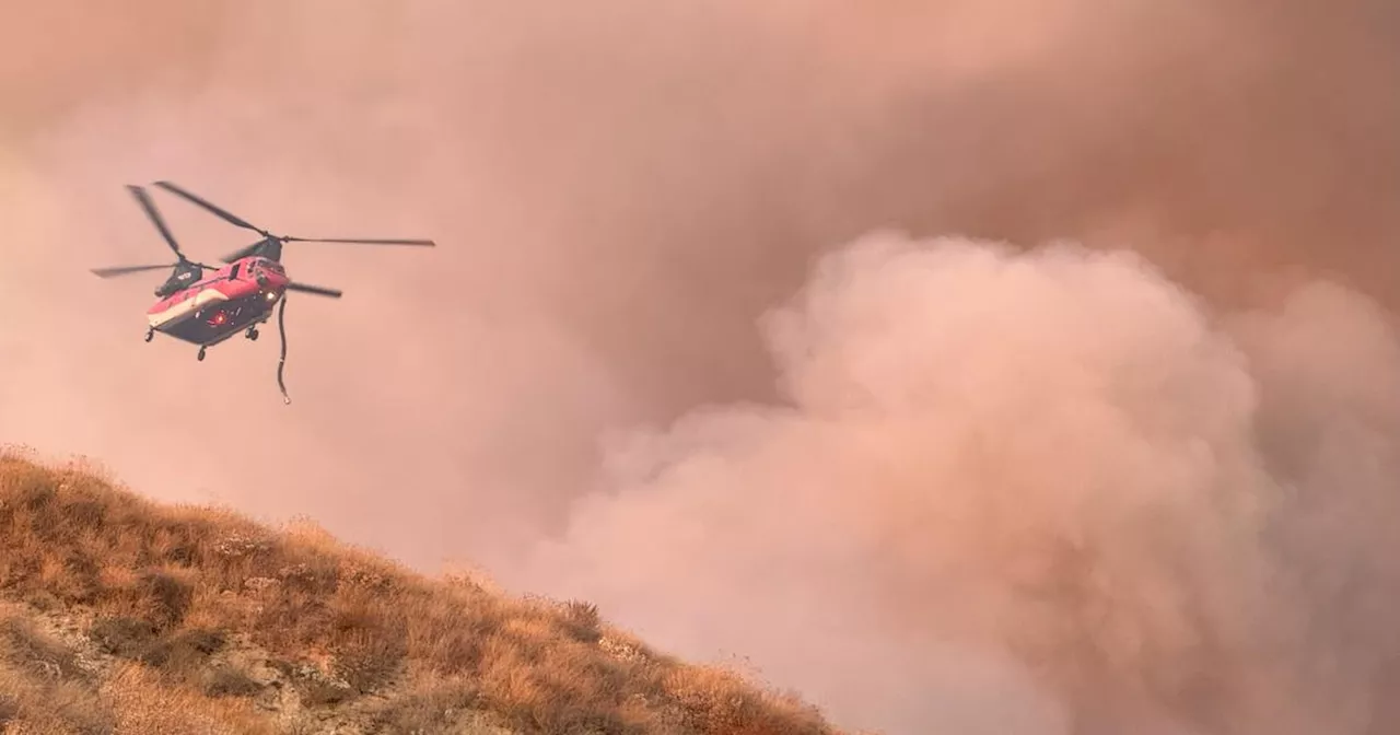 In Line Fire, mandatory evacuation order issued as San Bernardino County wildfire grows