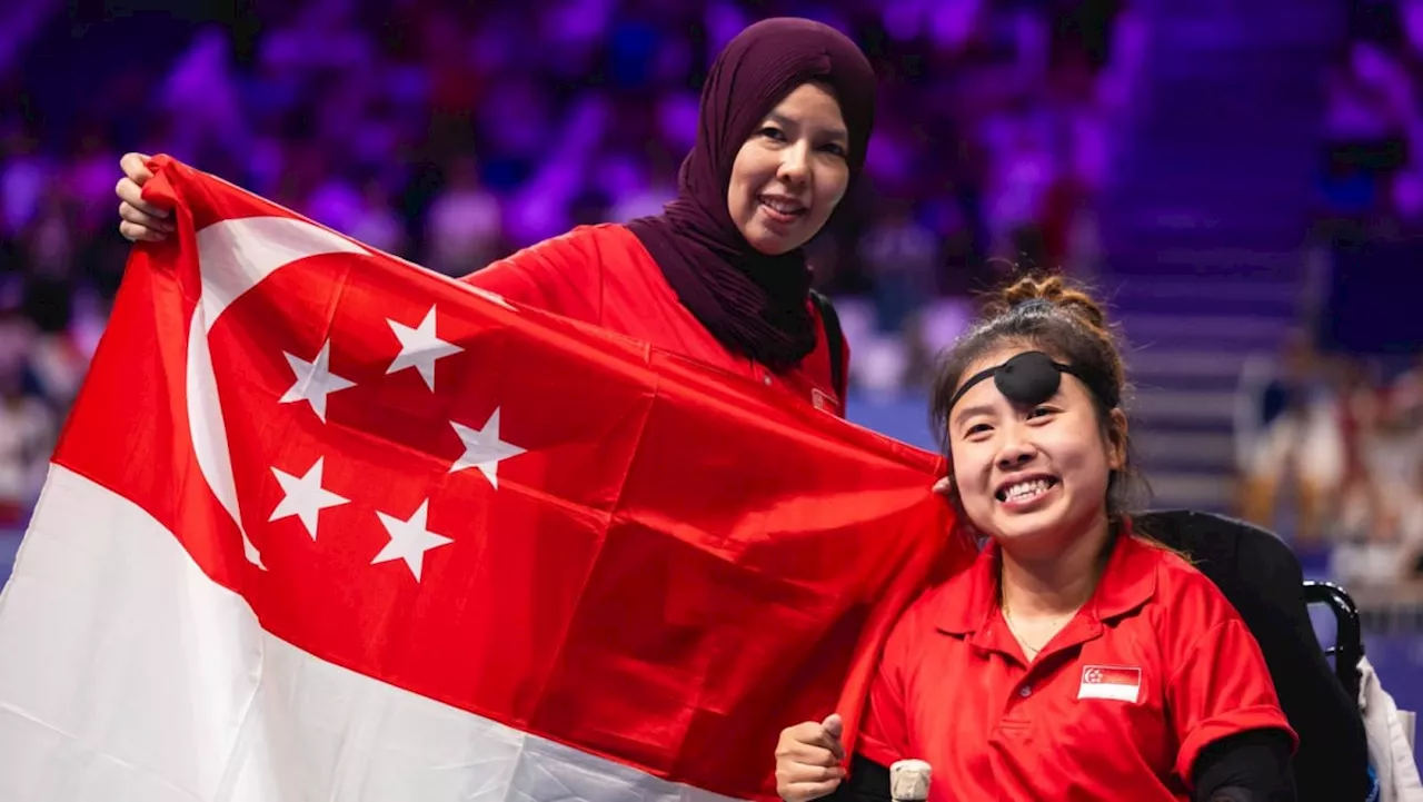 'We're like family': How a special bond took Singapore's Jeralyn Tan to a historic Paralympic medal