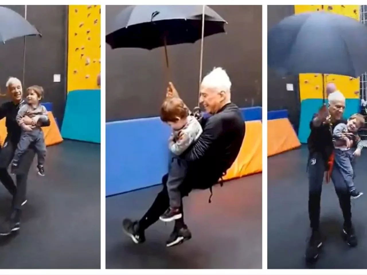 Alberto Cormillot se mostró jugando con su hijo, Emilio: las tiernas imágenes