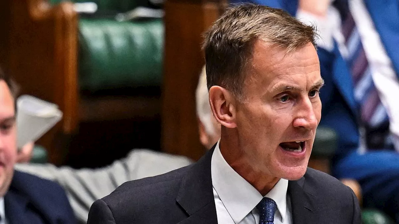 Jeremy Hunt slams Labour's 'reckless' plans to cut defence spending in the upcoming budget