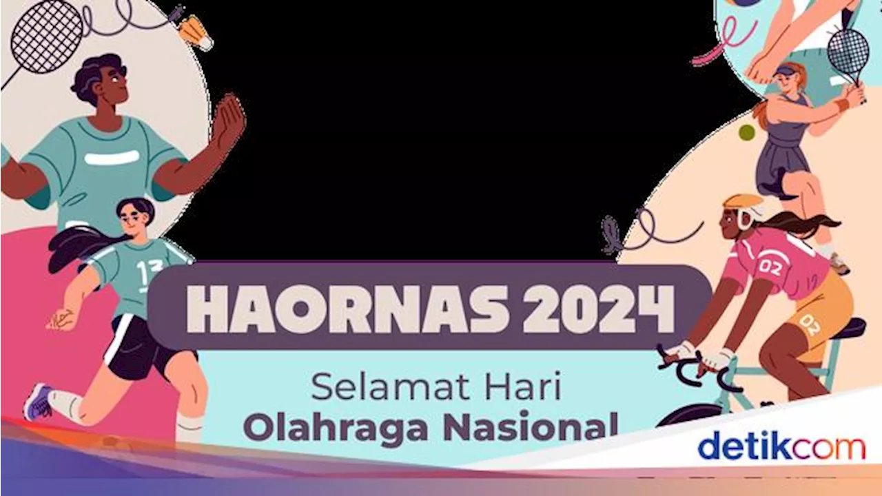 Rayakan Hari Olahraga Nasional 2024 dengan 17 Twibbon Keren dan Kreatif