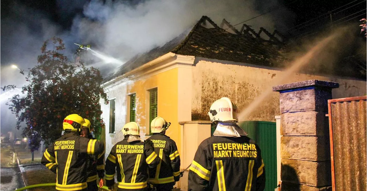 Ein Toter und ein Schwerverletzter bei Brand im Südburgenland