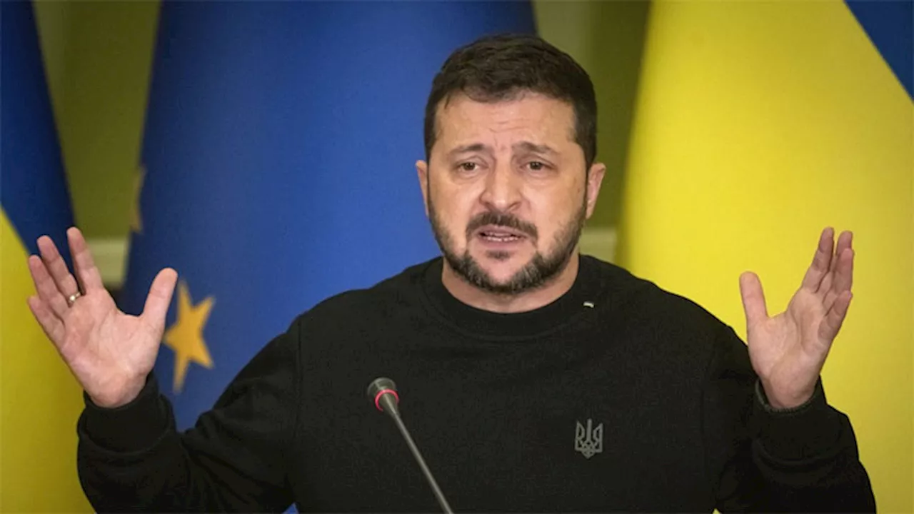 Zelensky pushes for promised weapons as Russia advances