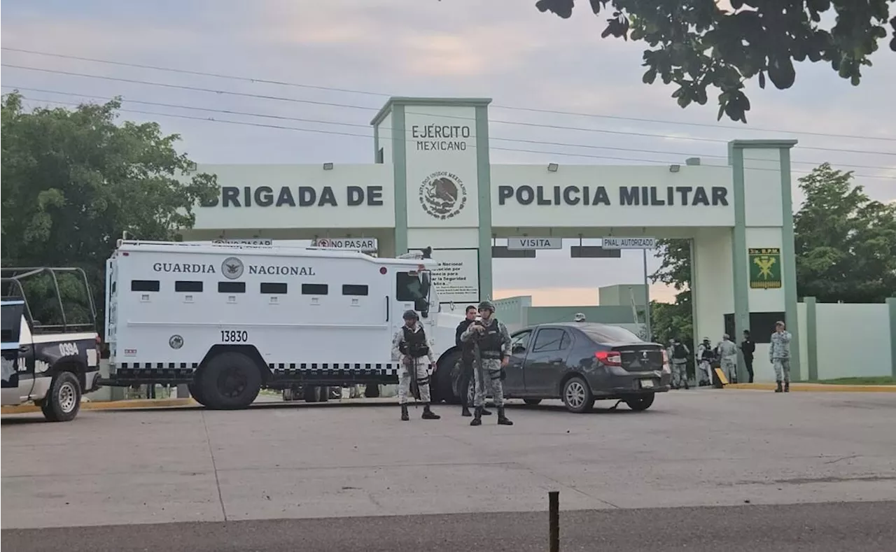 Sujeto se refugia en complejo militar tras ser atacado a balazos en Culiacán, Sinaloa