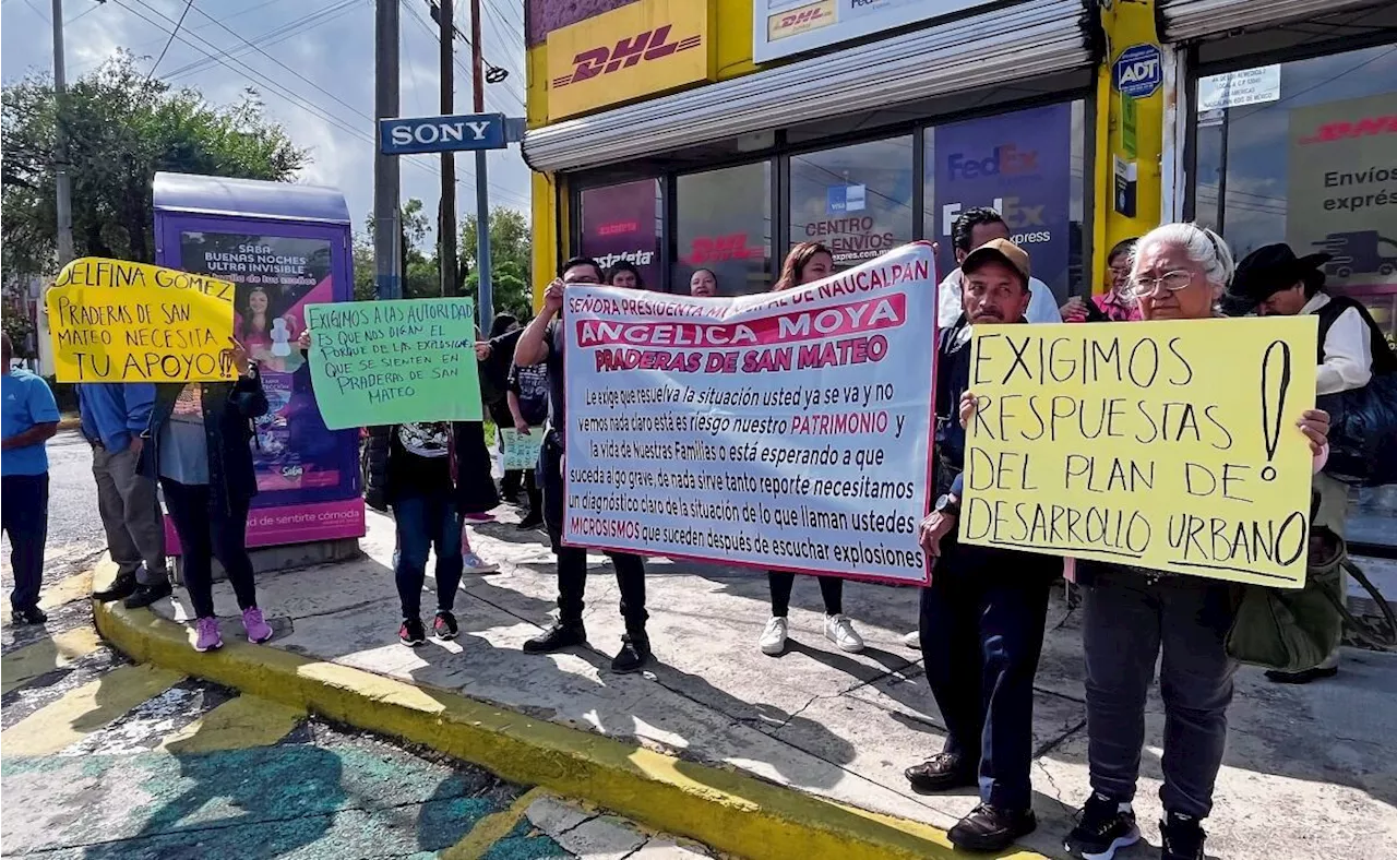 Vecinos de Praderas protestan por estruendos