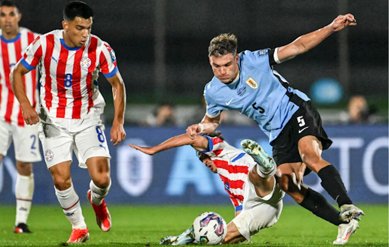 Uruguay y Paraguay empatan 0-0 por eliminatorias en despedida de Suárez