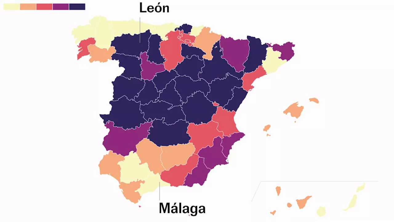 Por qué en León hay un mayor porcentaje de muertes por calor que en Málaga con menos días de altas temperaturas