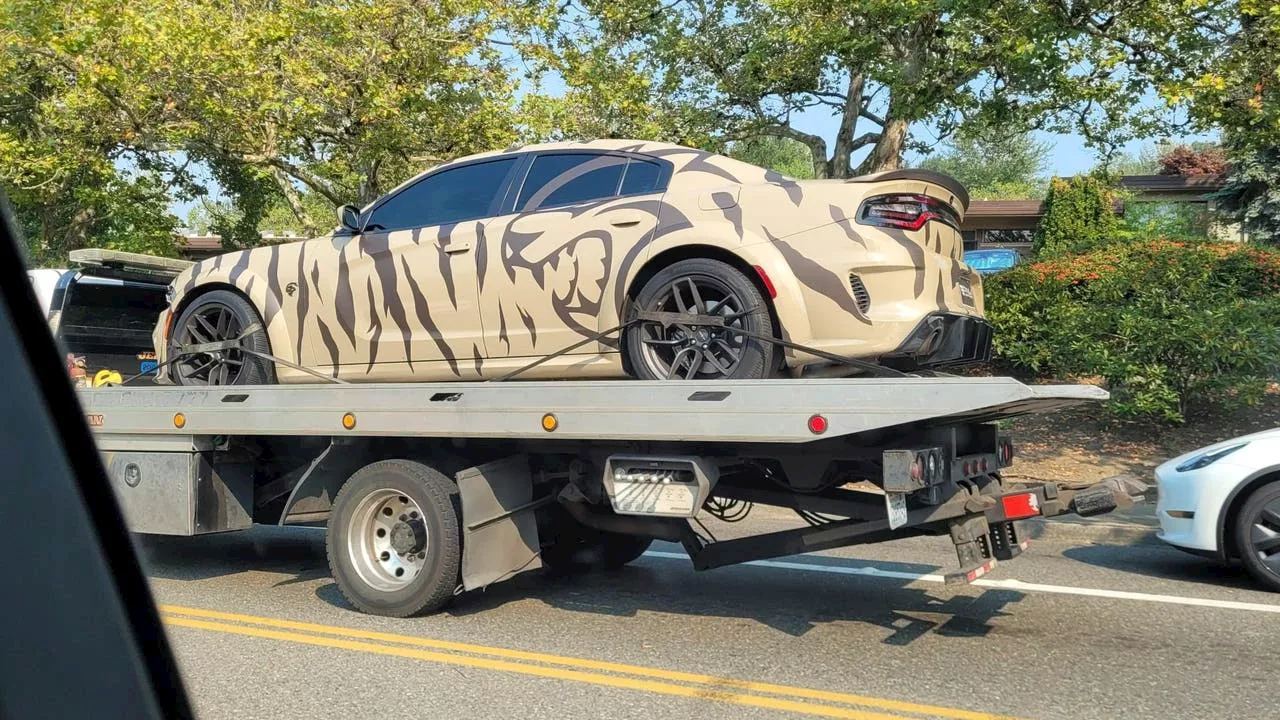 Seattle's 'Belltown Hellcat' spotted on tow truck in Kent: Reddit