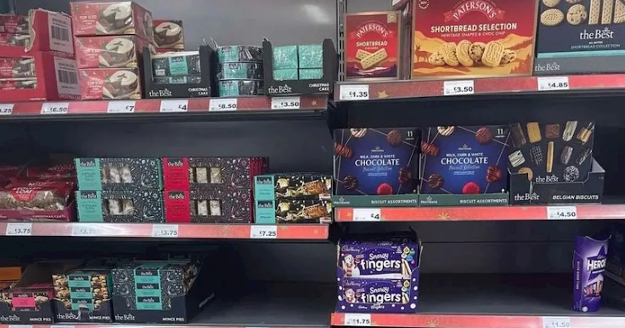 Glasgow Morrisons store selling Christmas snacks in September leaving shoppers baffled