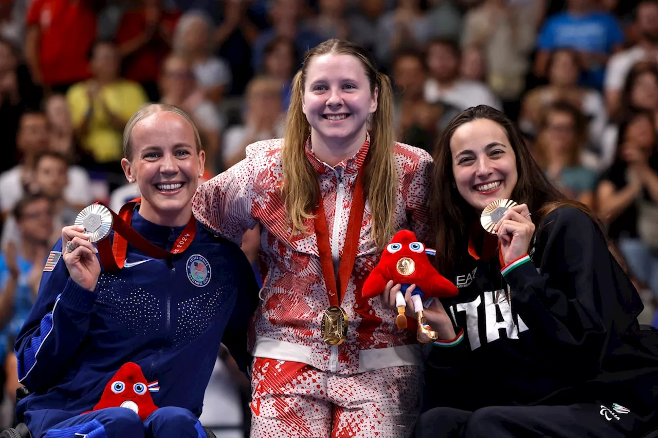 Canada’s Danielle Dorris defends Paralympic gold in S7 50-metre final in Paris