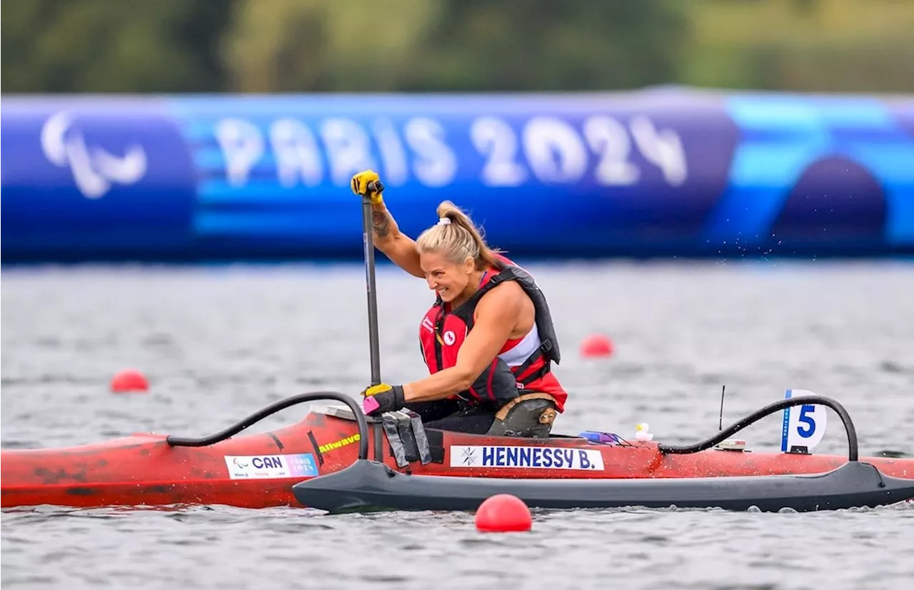 Canadian para paddler Brianna Hennessy earns Paralympic silver medal in Paris