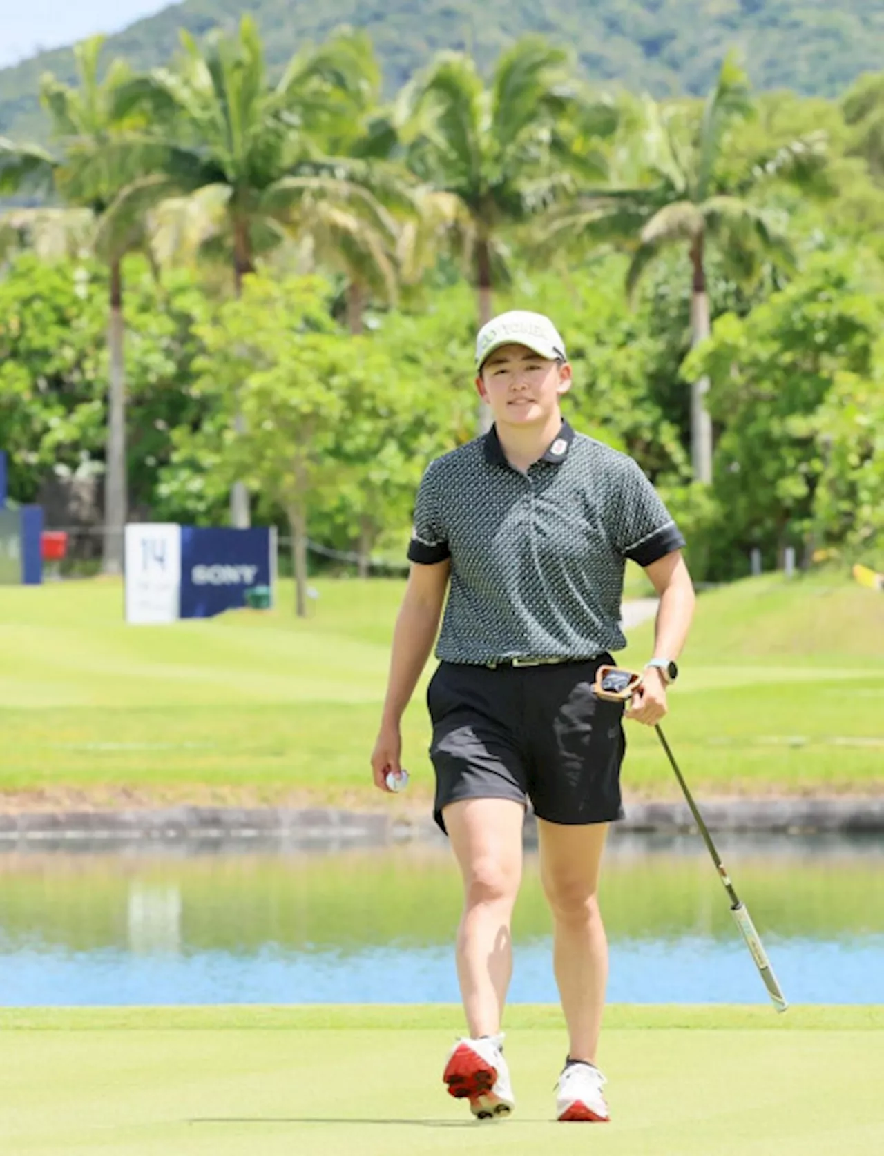 岩井明愛、通算13アンダーで2位キープ「最後まで諦めずに頑張りたい」／国内女子ゴルフ