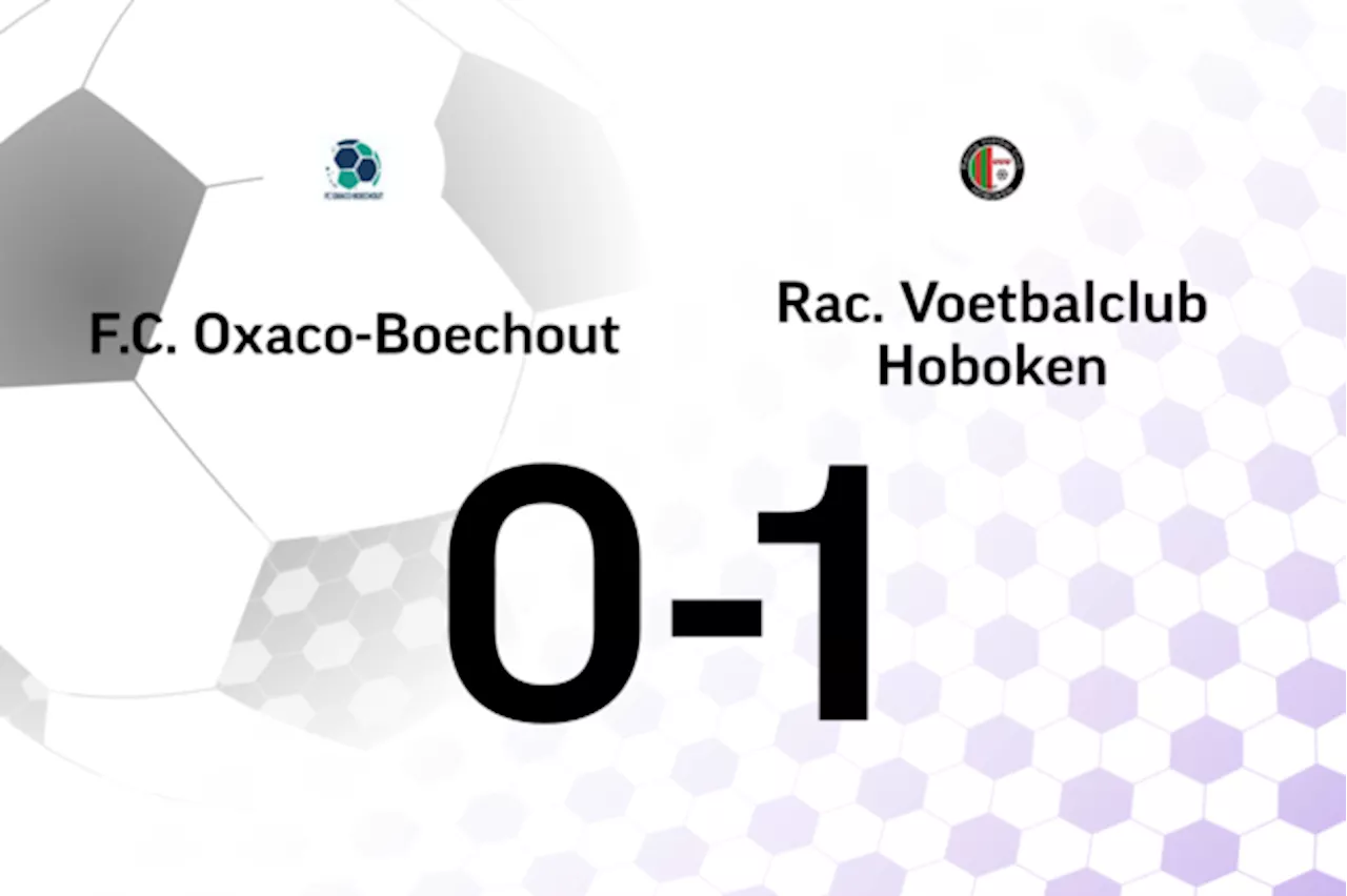 M. El Kordi bezorgt Hoboken B zege op FC Oxaco-Boechout