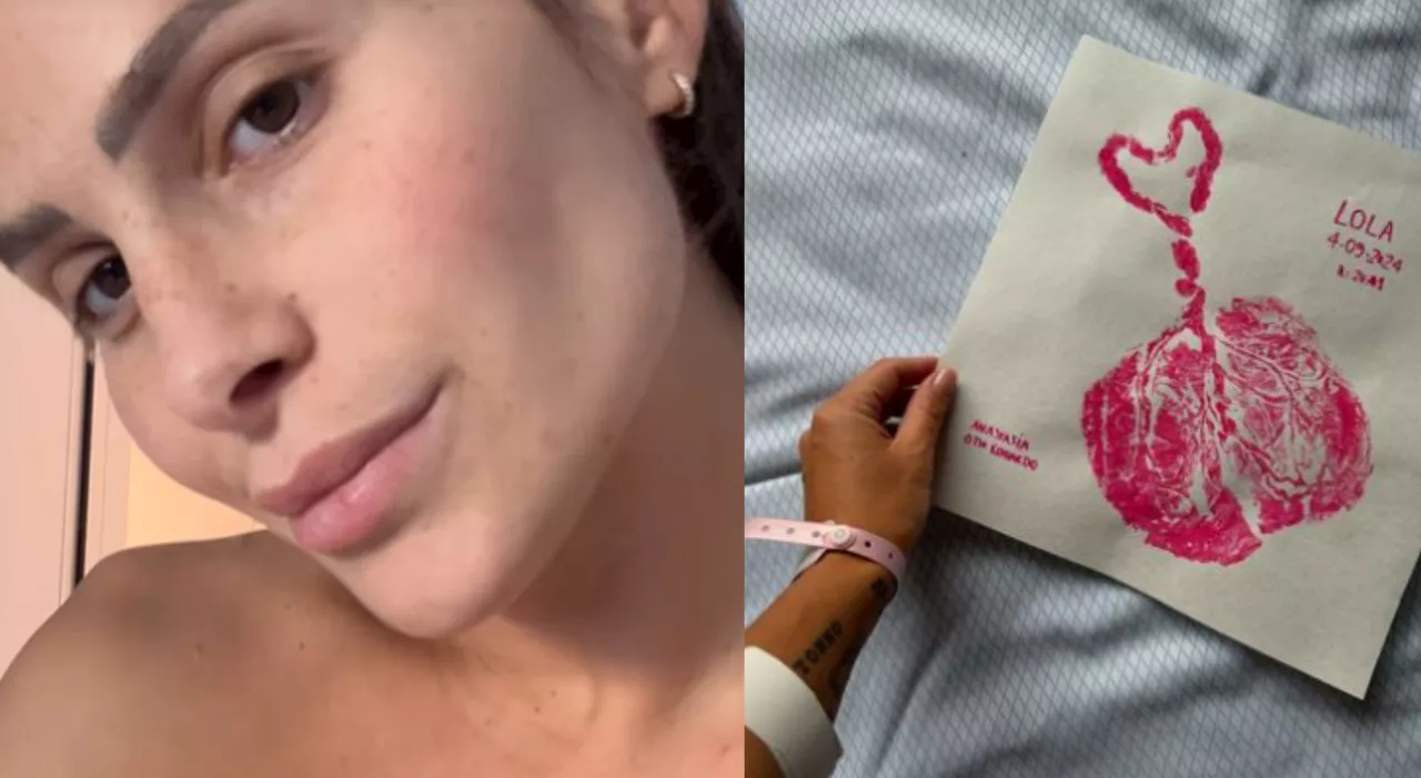 Ludovica Valli fa realizzare il calco della placenta della figlia appena nata: «Penserete che sono folle». È p