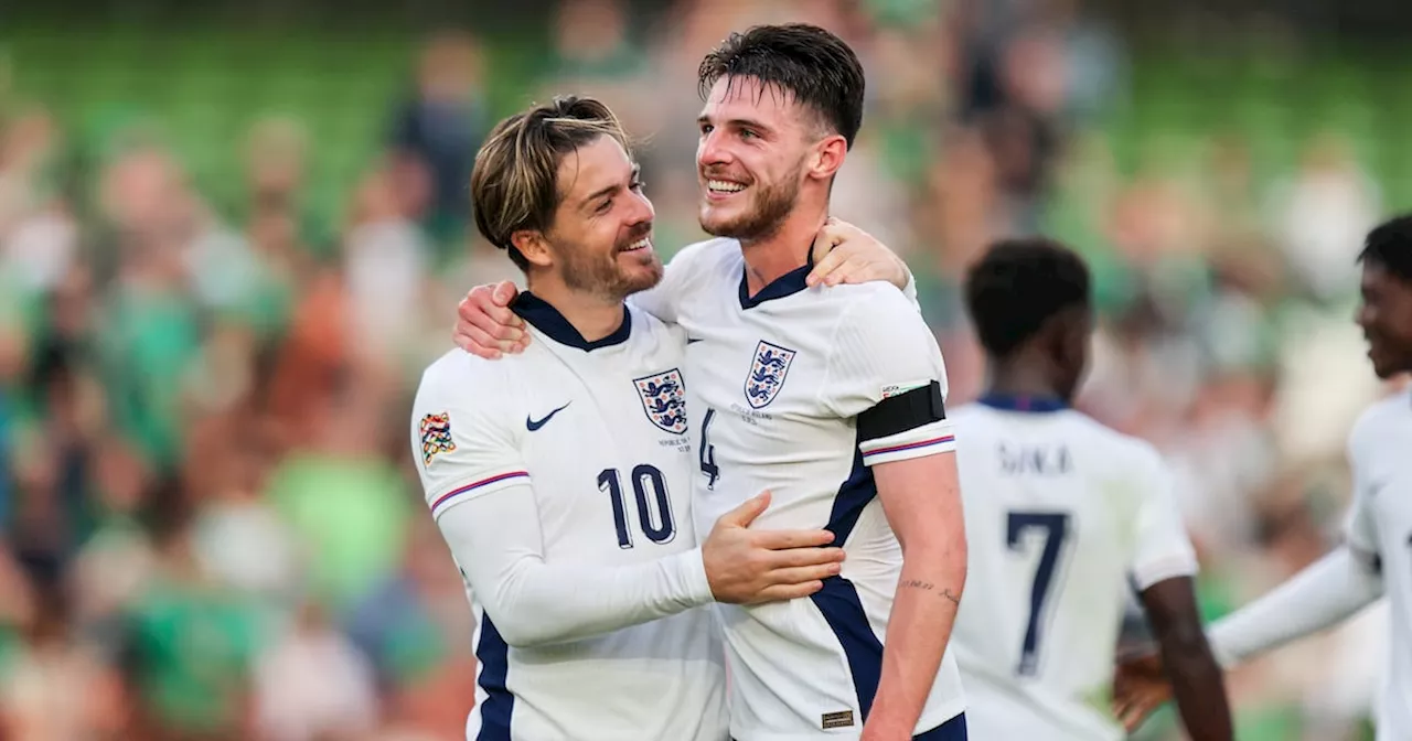 Rice and Grealish on target as England deliver on nightmare script against Ireland