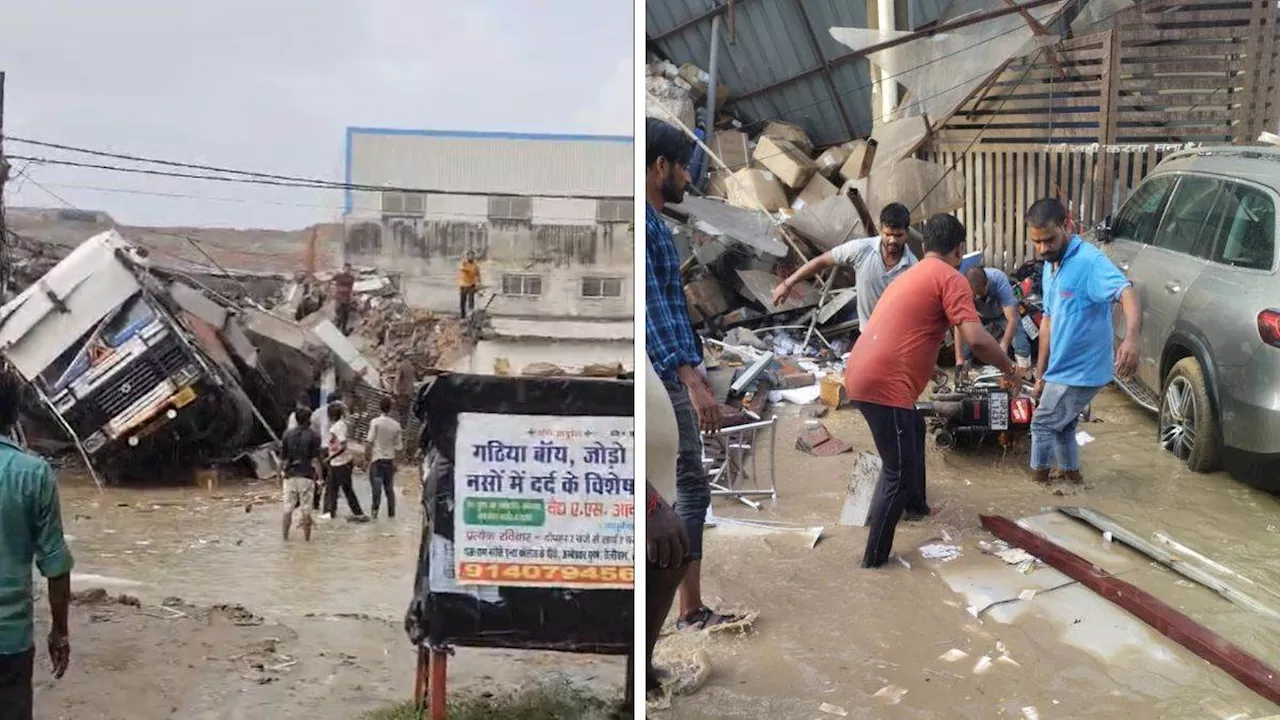 लखनऊ: ट्रांसपोर्ट नगर में ढही तीन मंजिला इमारत, पांच की मौत; कई लोगों के दबे होने की आशंका