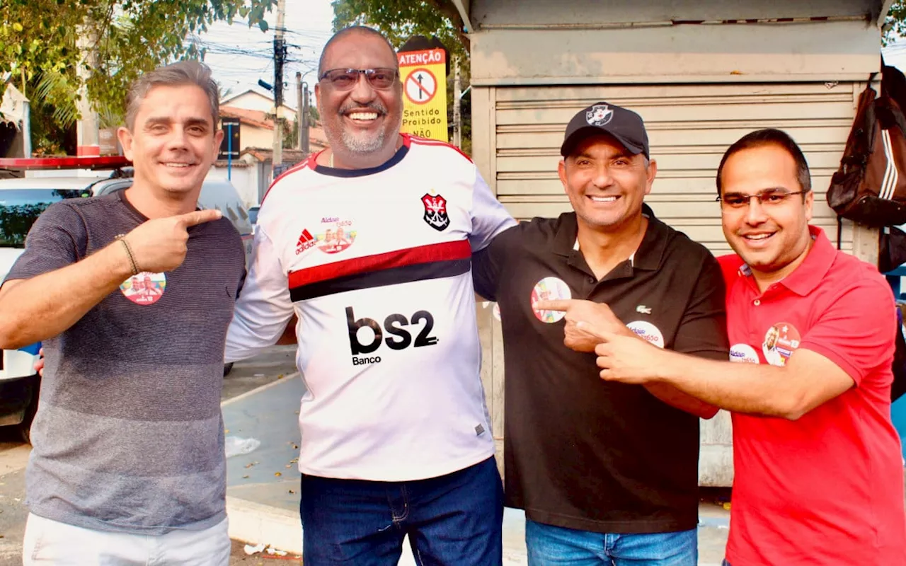 Prefeito Fabiano Horta e Deputado Renato Machado dão apoio a Aldair de Linda