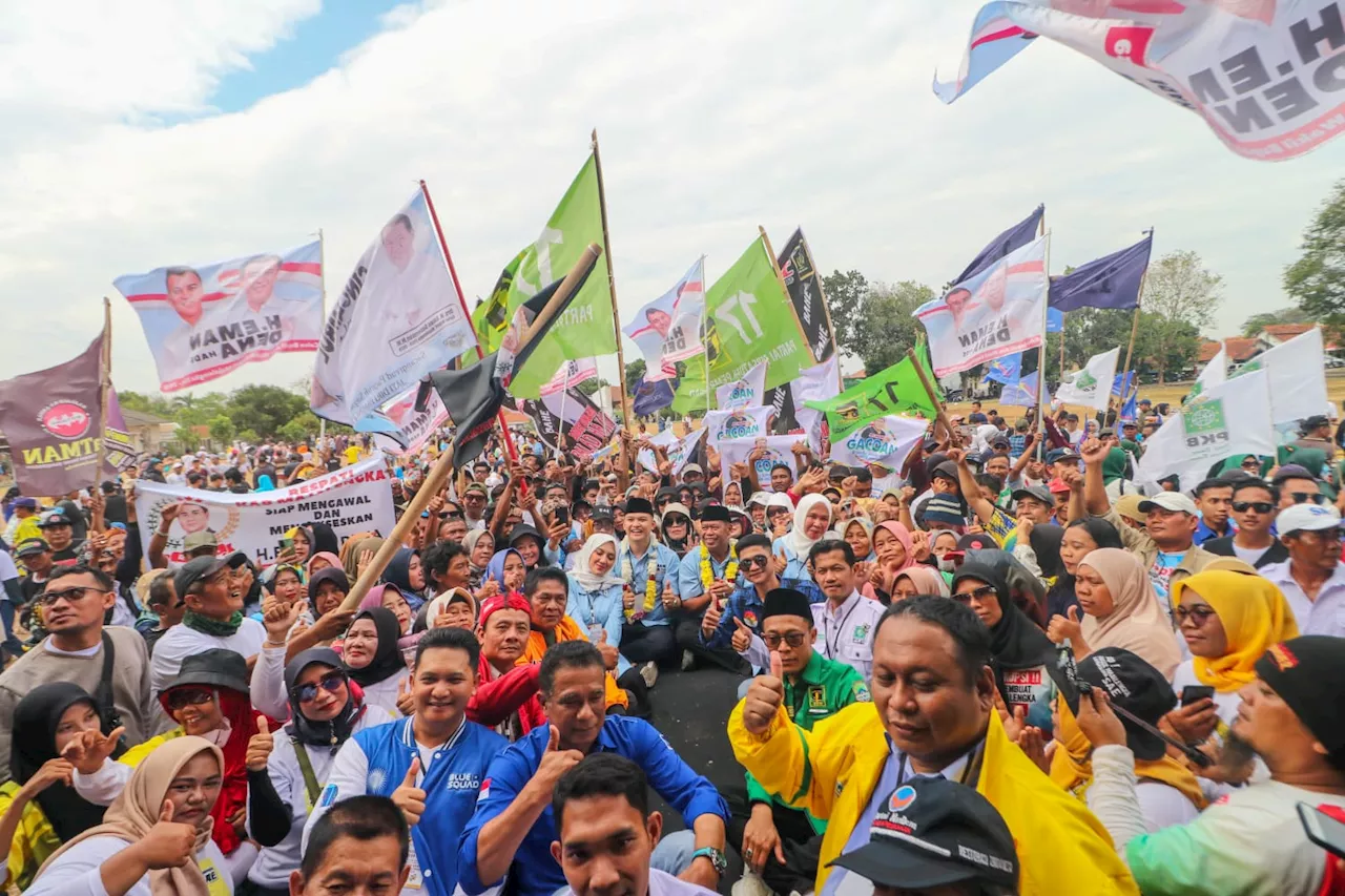 Eman-Dena Tambah 'Pede' Bertarung di Pilbup Majalengka