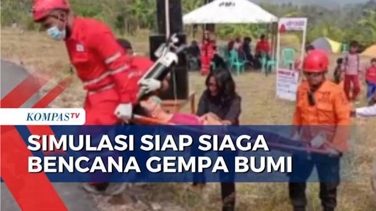 PMI Kabupaten Sukabumi dan Atma Conncet Gelar Simulasi Siap Siaga Bencana Gempa Bumi