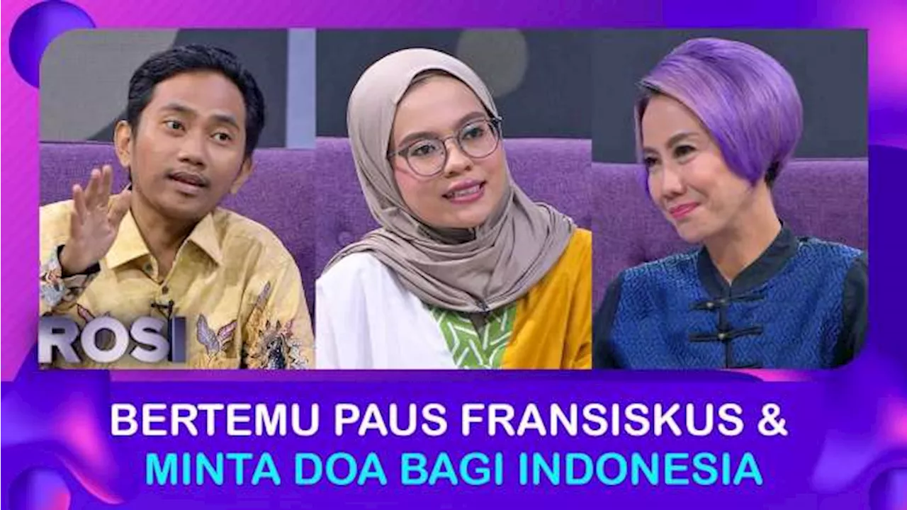 Viral, Deni Iskandar & Dewi Praswida Bertemu Paus Fransiskus dan Minta Doakan Indonesia| ROSI