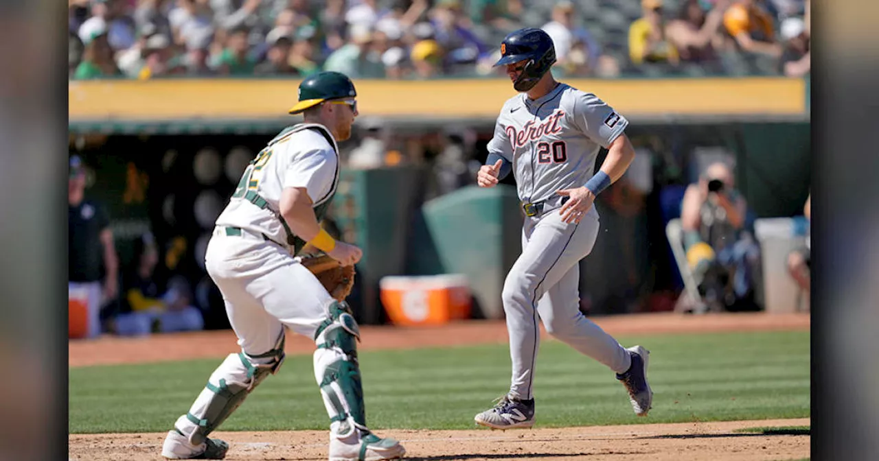 Brant Hurter hurls 5 1/3 innings of 1-run ball, helps Tigers edge A's 2-1