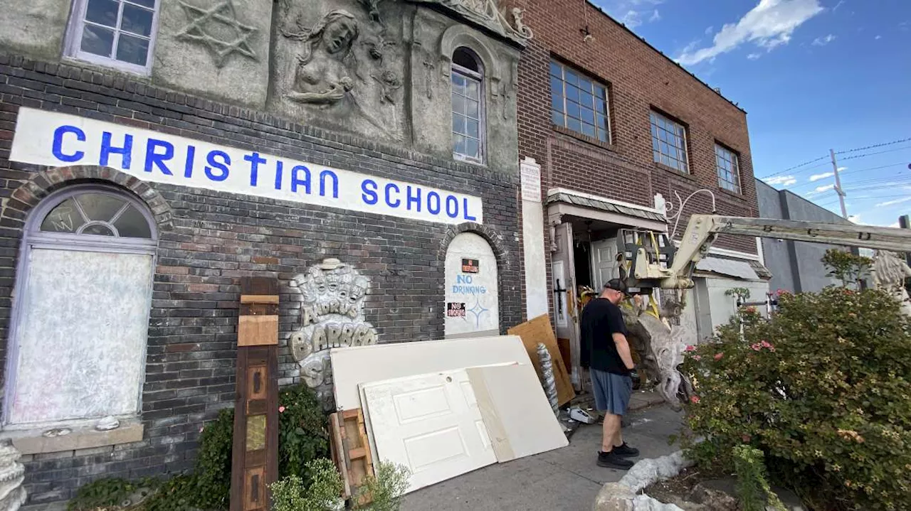 Volunteers scramble to preserve sculptures hidden in plain sight in Salt Lake neighborhood