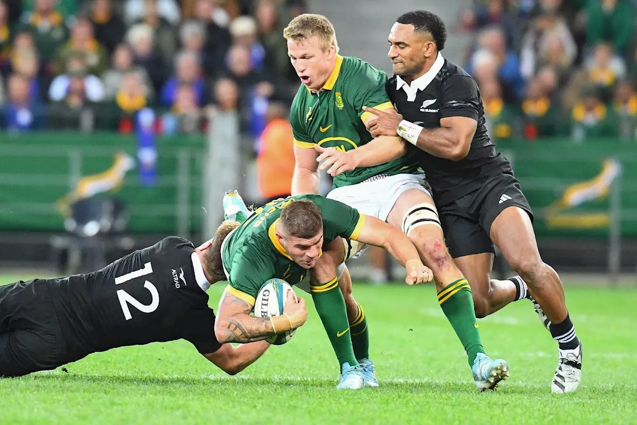 Rugby Championship: les Springboks matent les Blacks (18-12) et confortent leur domination