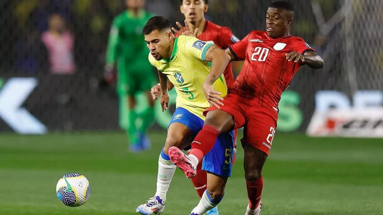 Bruno Guimarães admite partida abaixo do Brasil nas Eliminatórias: ‘Temos que melhorar bastante’