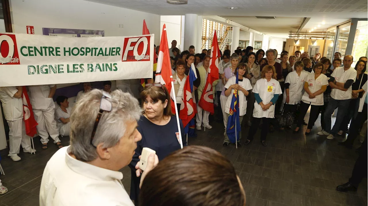 Force ouvrière appelle la population à manifester pour la santé à Digne-les-Bains