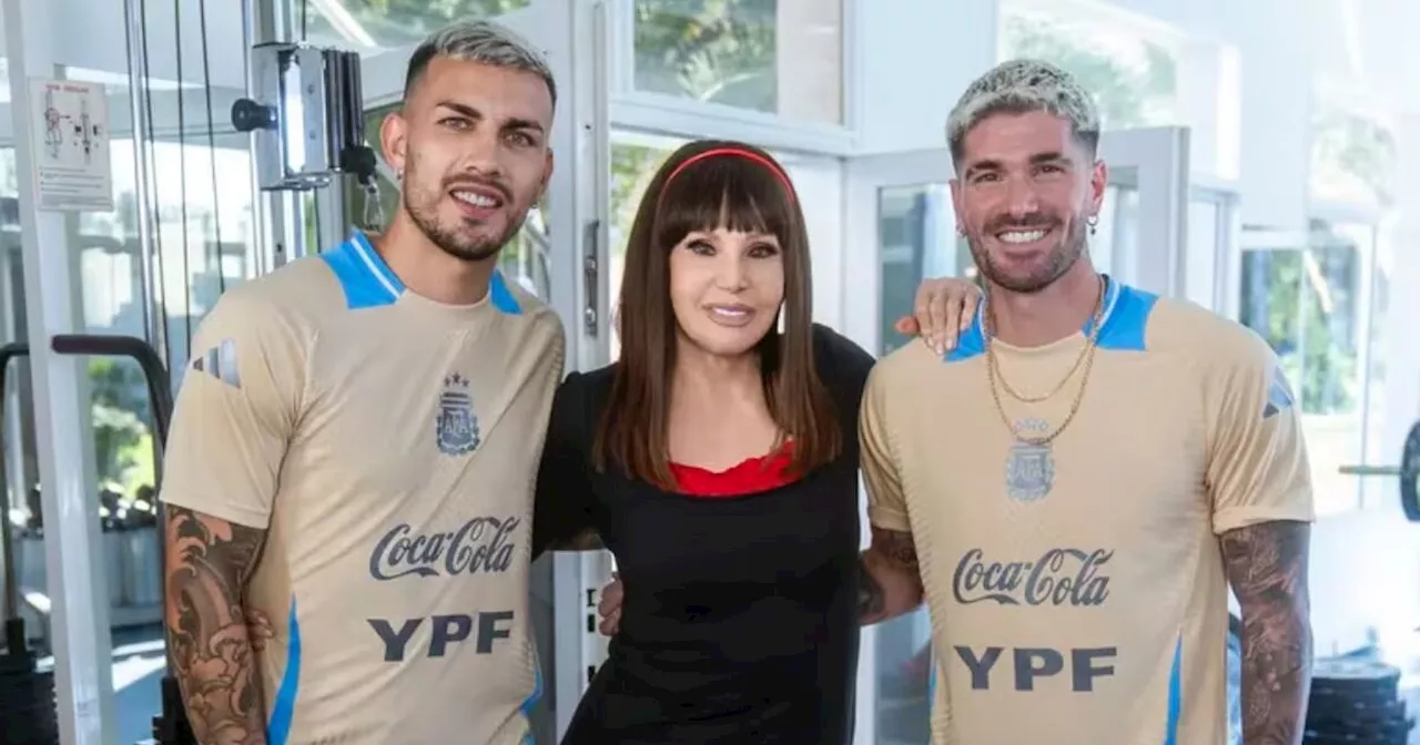 Susana Giménez regresa con todo: grabó sketch con jugadores de la selección argentina