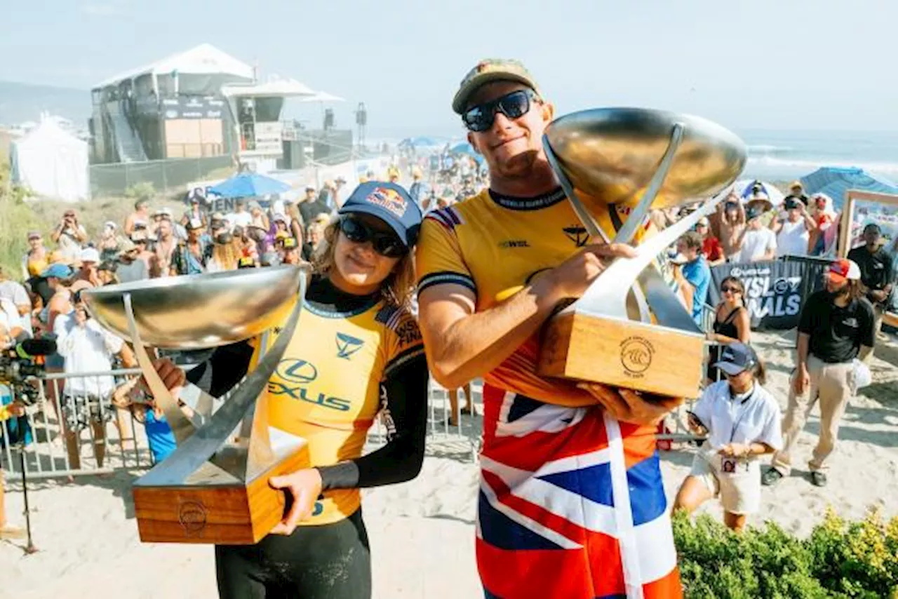 John John Florence et Caitlin Simmers sacrés champion du monde de surf