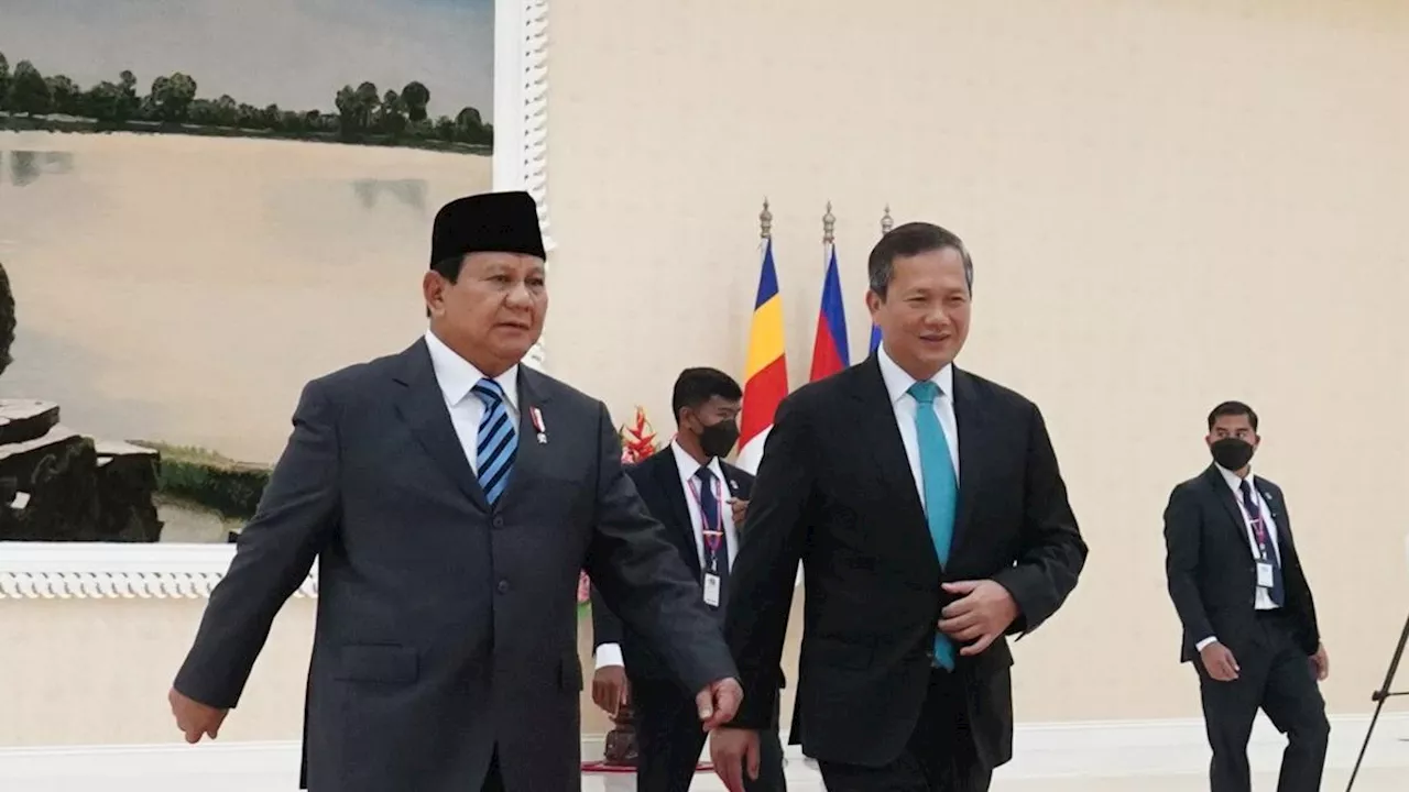 Prabowo Bertemu PM dan Presiden Senat Kamboja, Perkuat Kerja Sama Pembangunan ASEAN