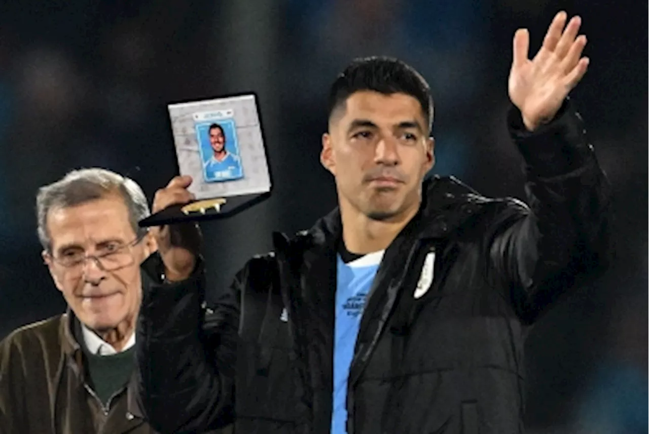 Luis Suarez’s farewell party ends in disappointment: Uruguay and Paraguay share the spoils