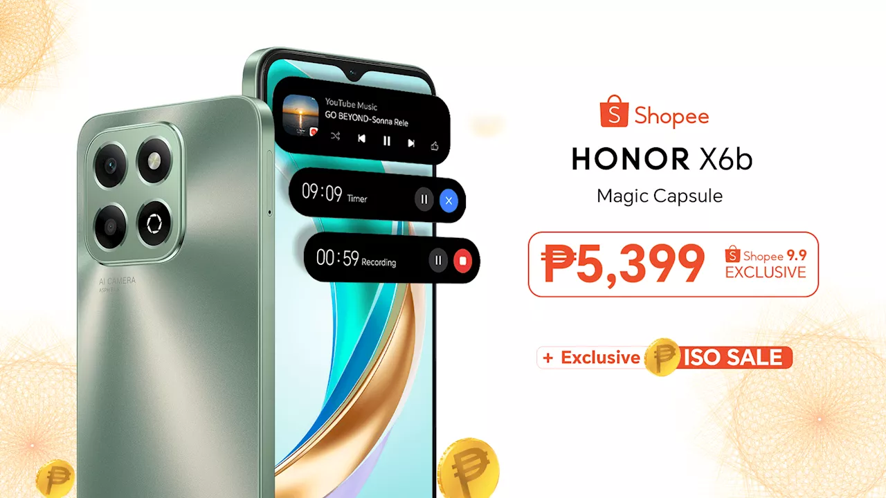 HONOR X6b drops exclusively on Shopee 9.9