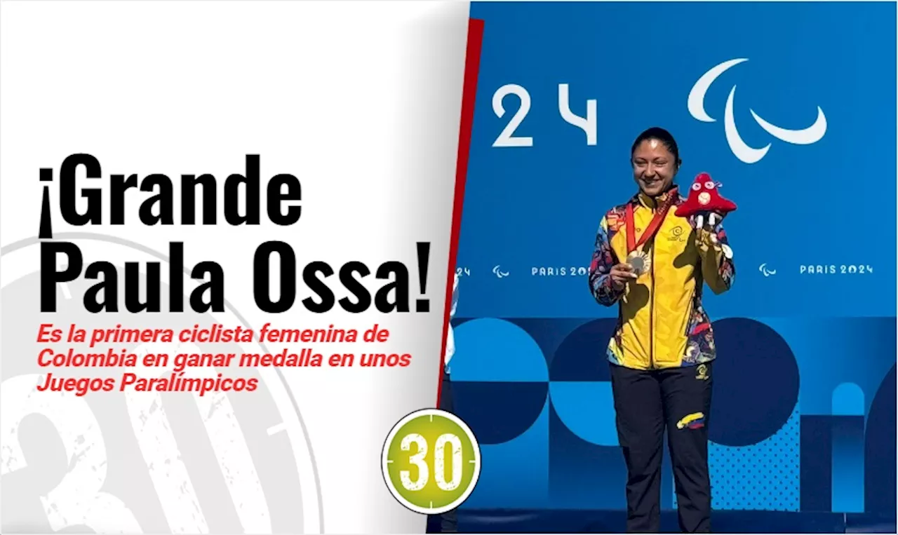 Paula Ossa, primera ciclista femenina de Colombia en ganar medalla en unos Juegos Paralímpicos