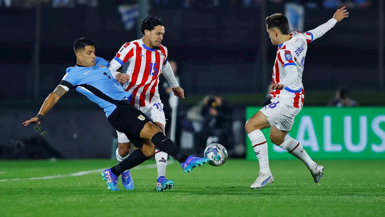 En la despedida de Luis Suárez, Uruguay igualó sin goles con Paraguay