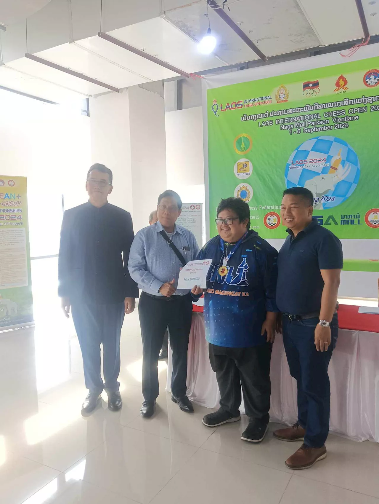 National Master Bernardino bags gold in Laos Open