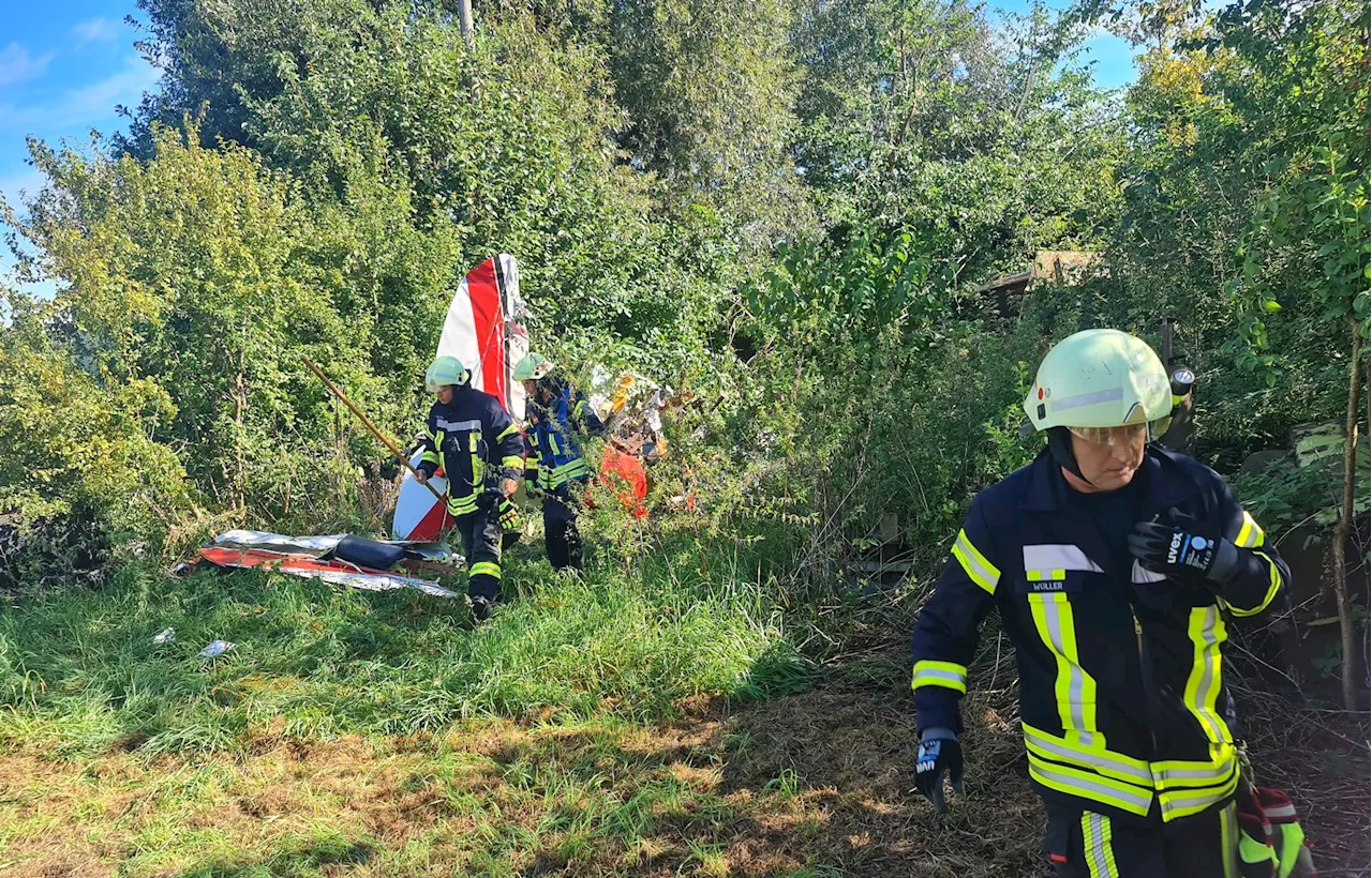 Tote und Verletzte bei Flugzeugabstürzen in NRW und Hessen