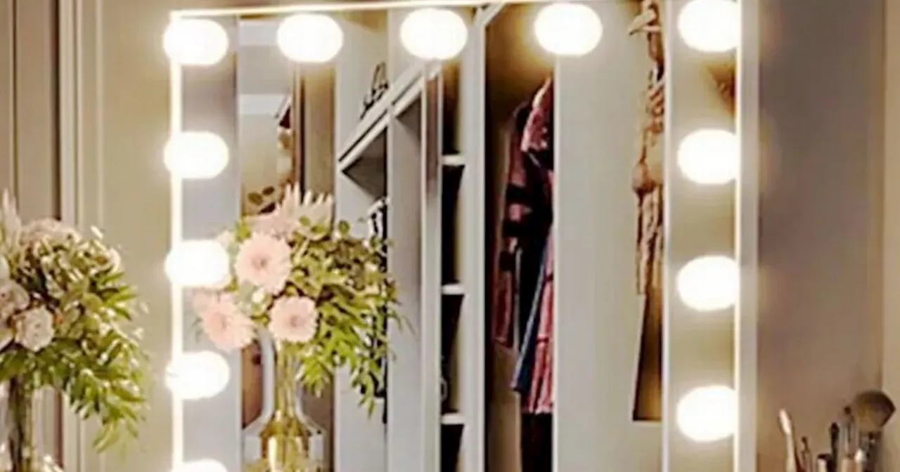 'Perfect for make-up': £60 light-up dressing table vanity mirror down from £220